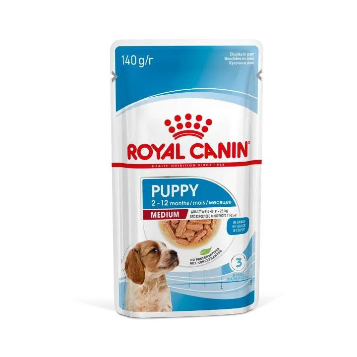 Royal Canin Puppy Medium Umido 140 gr